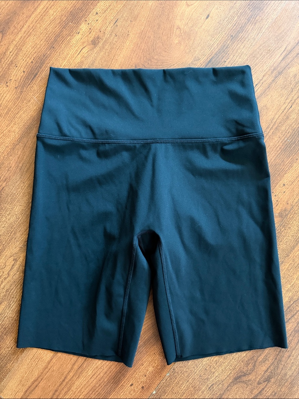 aerie Black High-Rise Bike Shorts